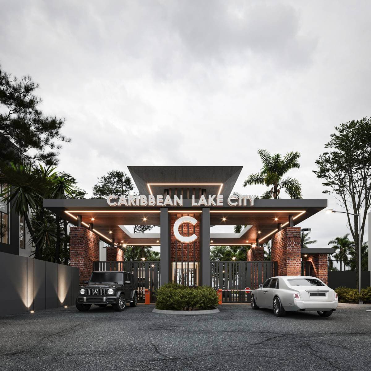 Caribbean Lake City Gate