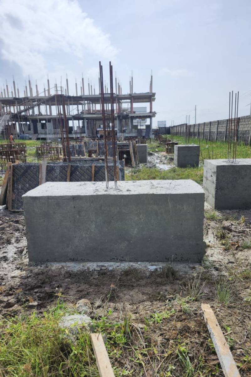 Concreting of Pilecap on Building 2