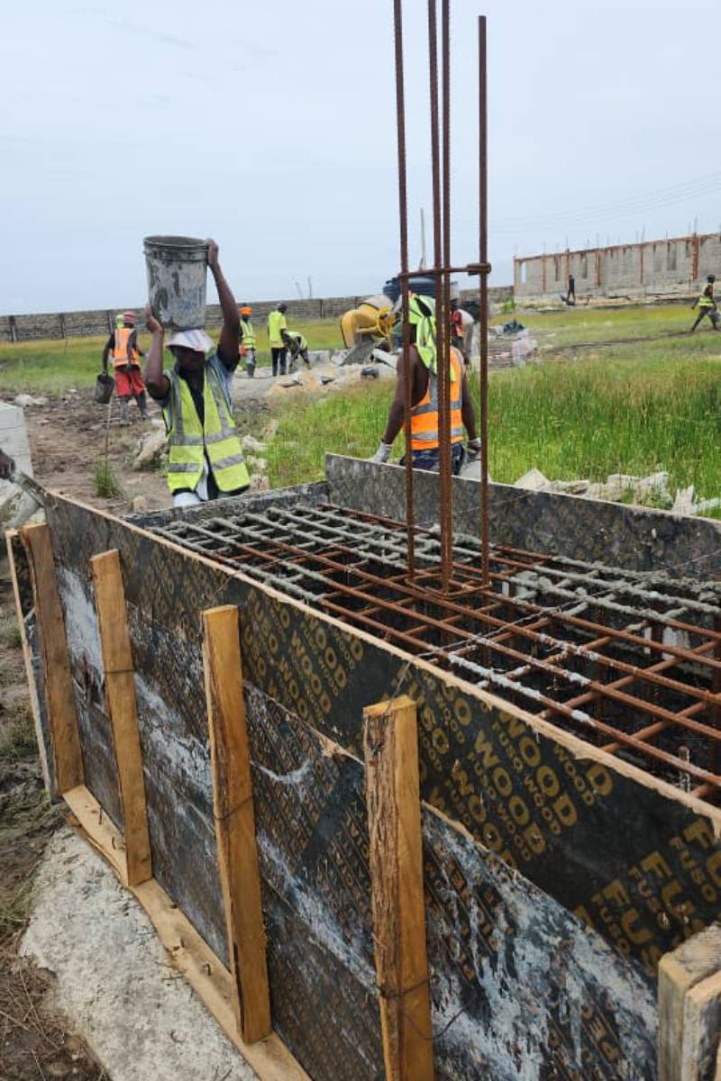 Pile Cap Concreting for Building 2 